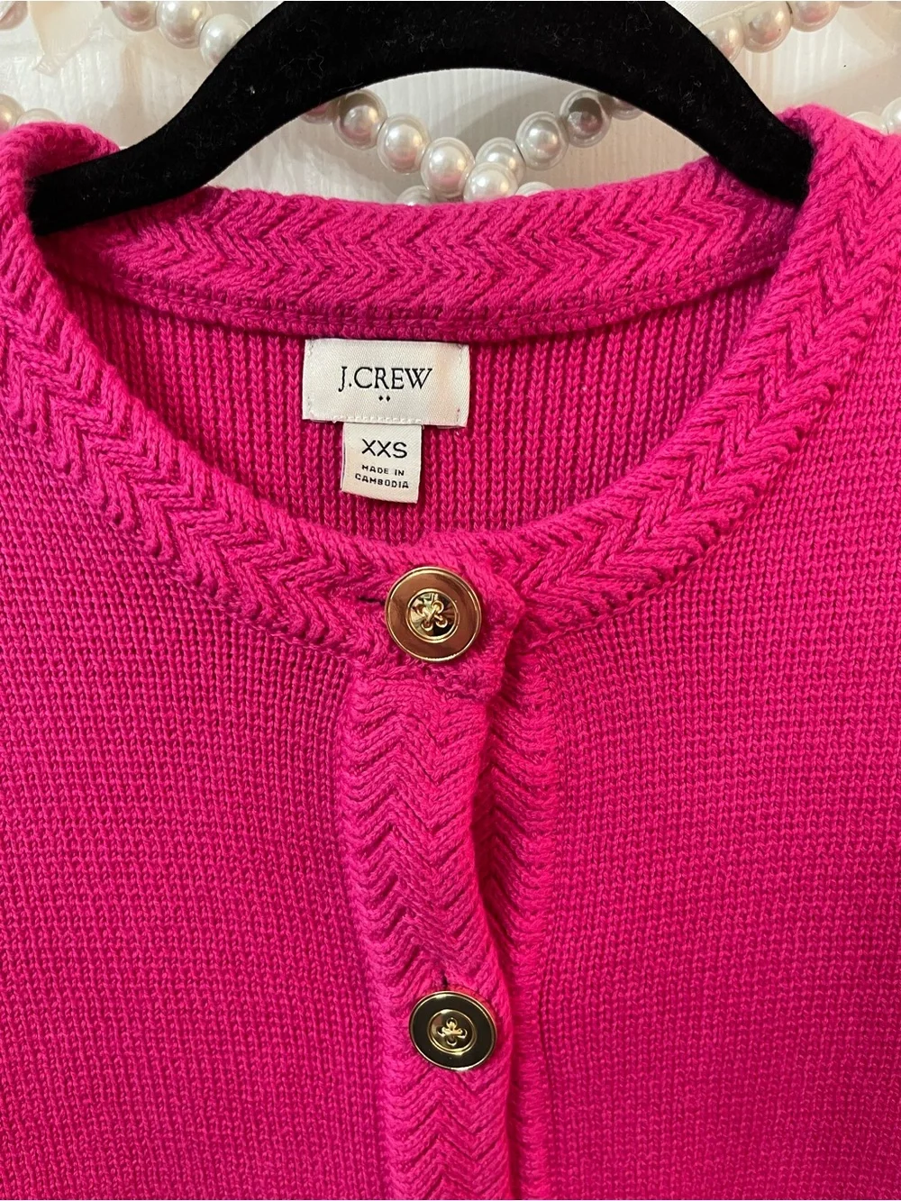 J. Crew Women’s Pink Knit Cardigan